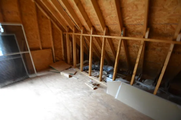a view of a water heater room