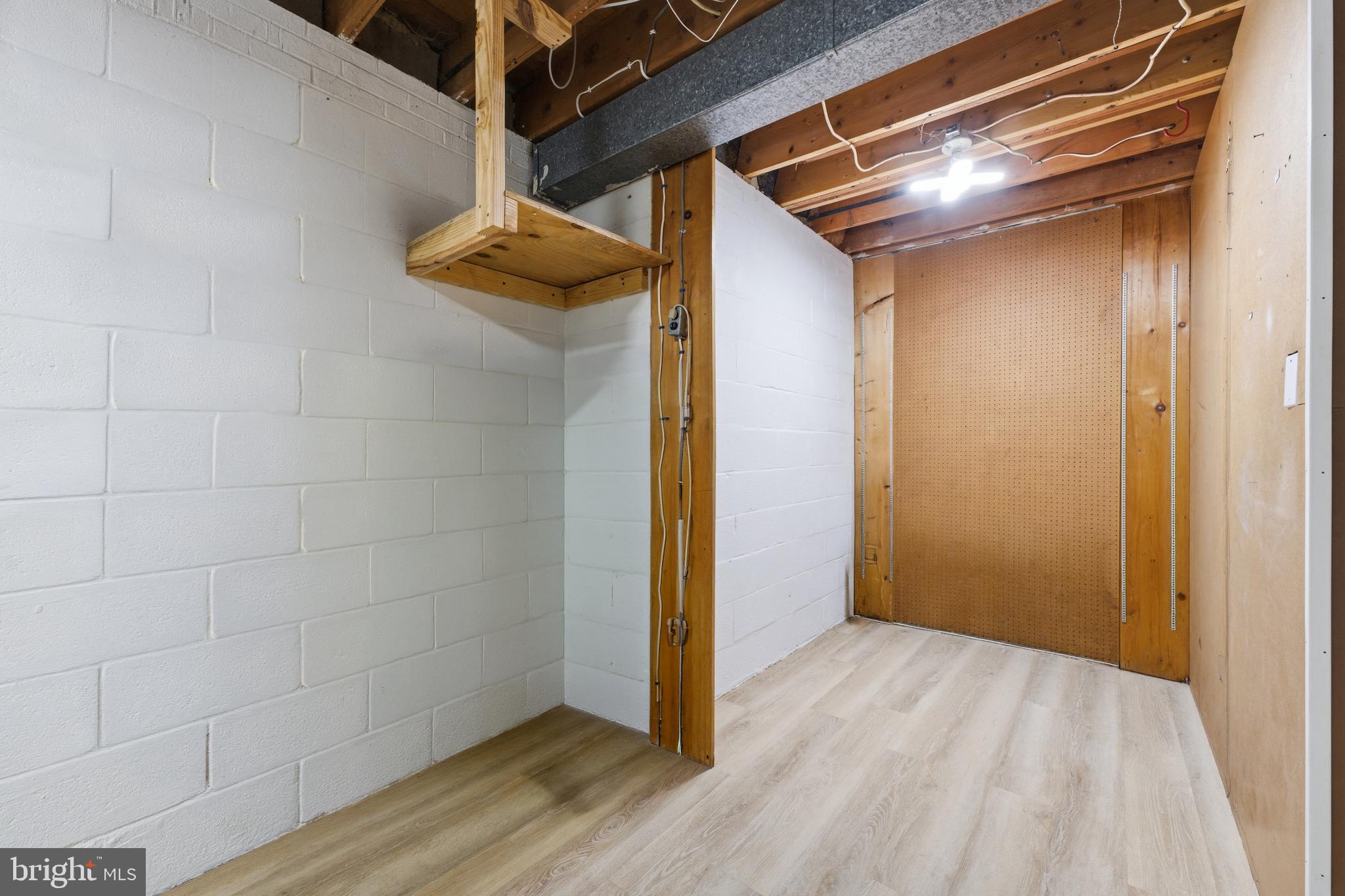 7235 Reservoir Road Springfield, VA 22150 - Photo 49 of 64 Lower Level Storage & New LVP Floor