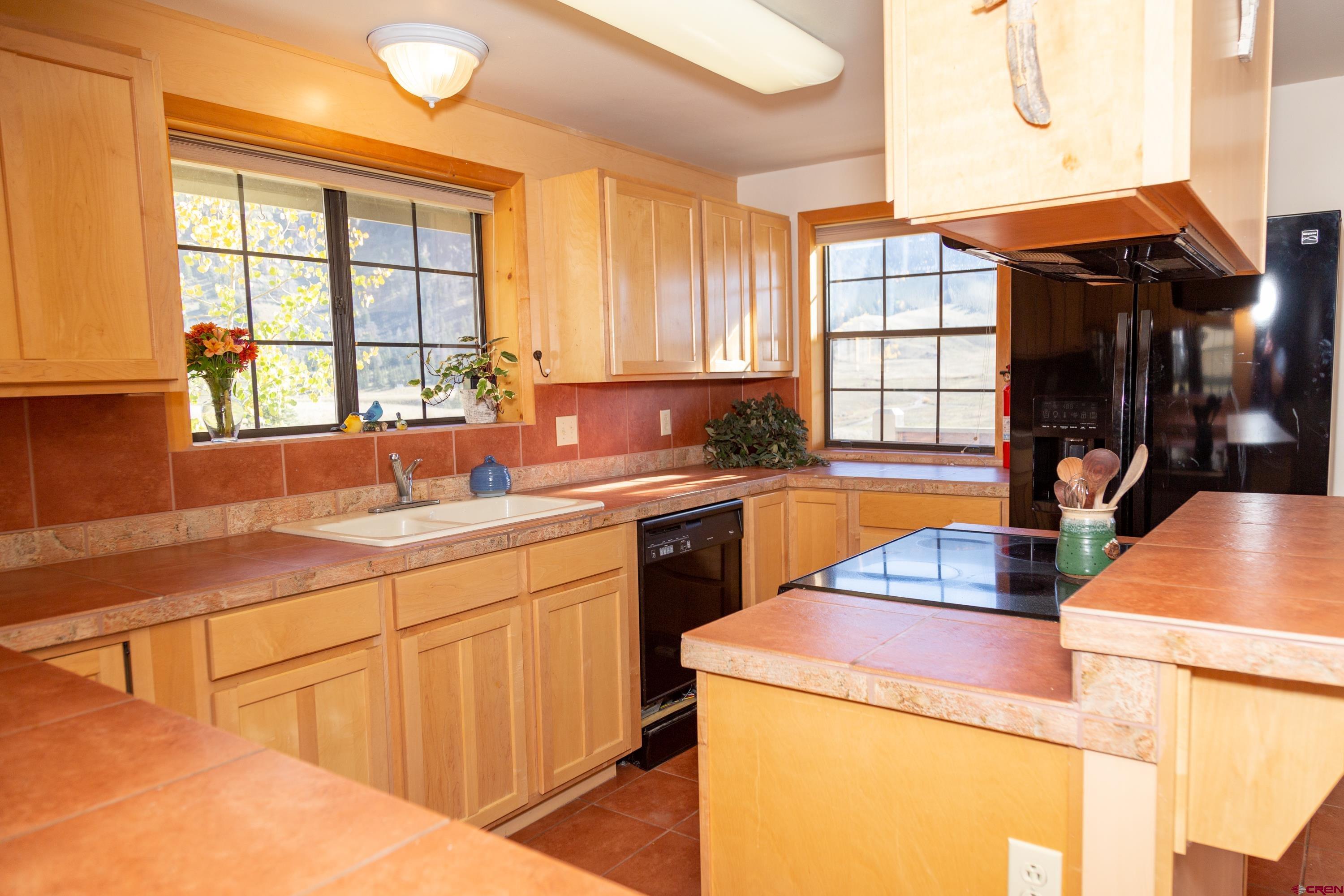 516 Rio Grande Court Creede, CO 81130 - Photo 7 of 33 a kitchen that has a sink and a stove in it