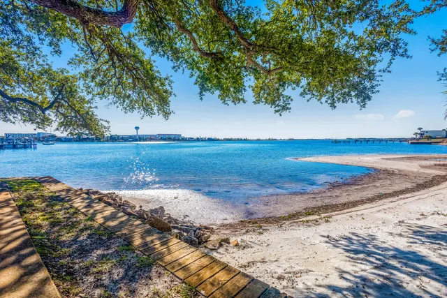 a view of an ocean beach