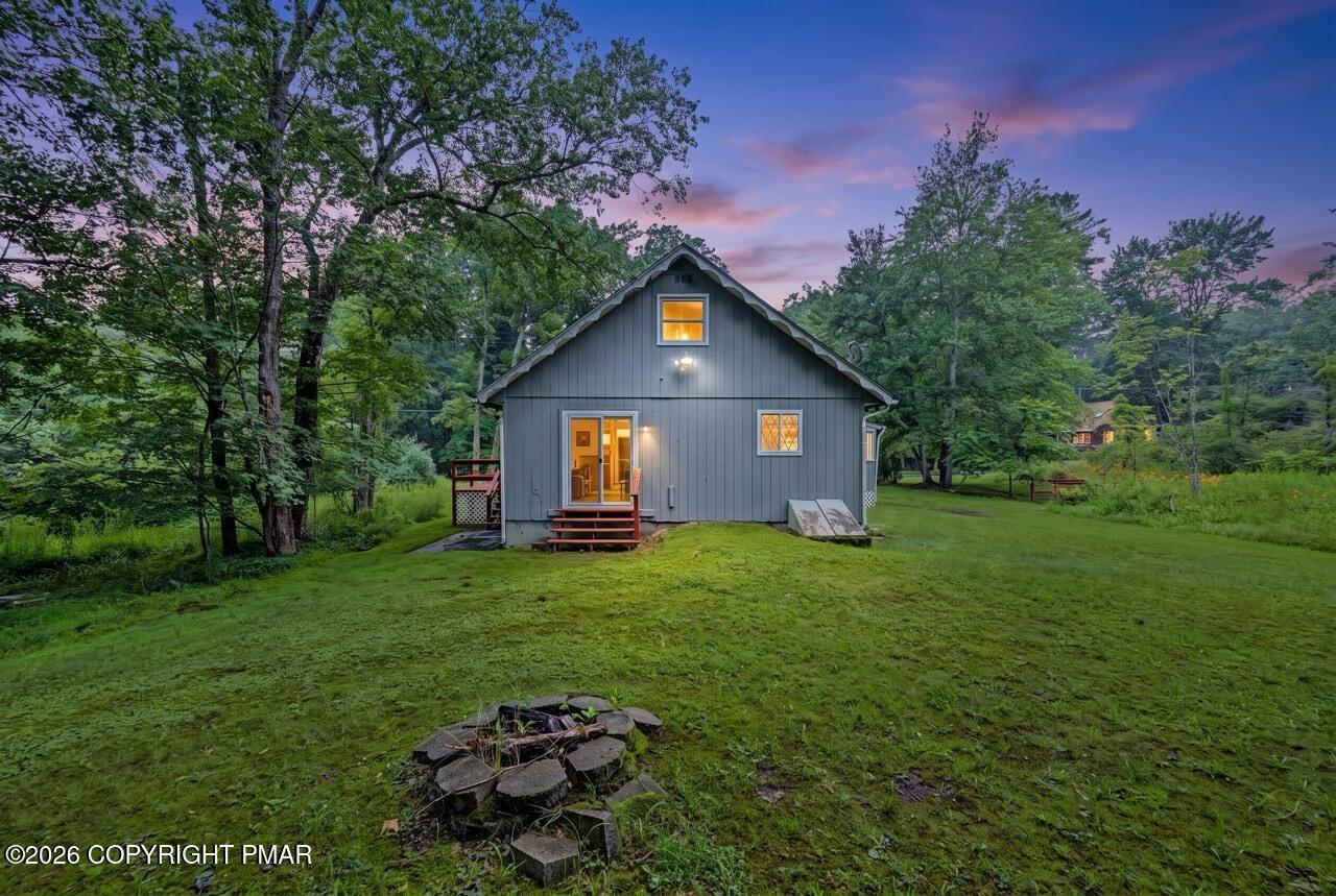3331 Aspen Road Kunkletown, PA 18058 - Photo 46 of 50 House Back - Dusk