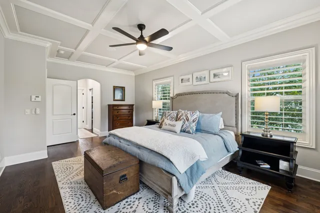 a view of a hallway with closet and entryway