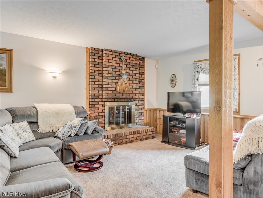 2856 Industry Road Atwater, OH 44201 - Photo 23 of 34 Family Room with fireplace