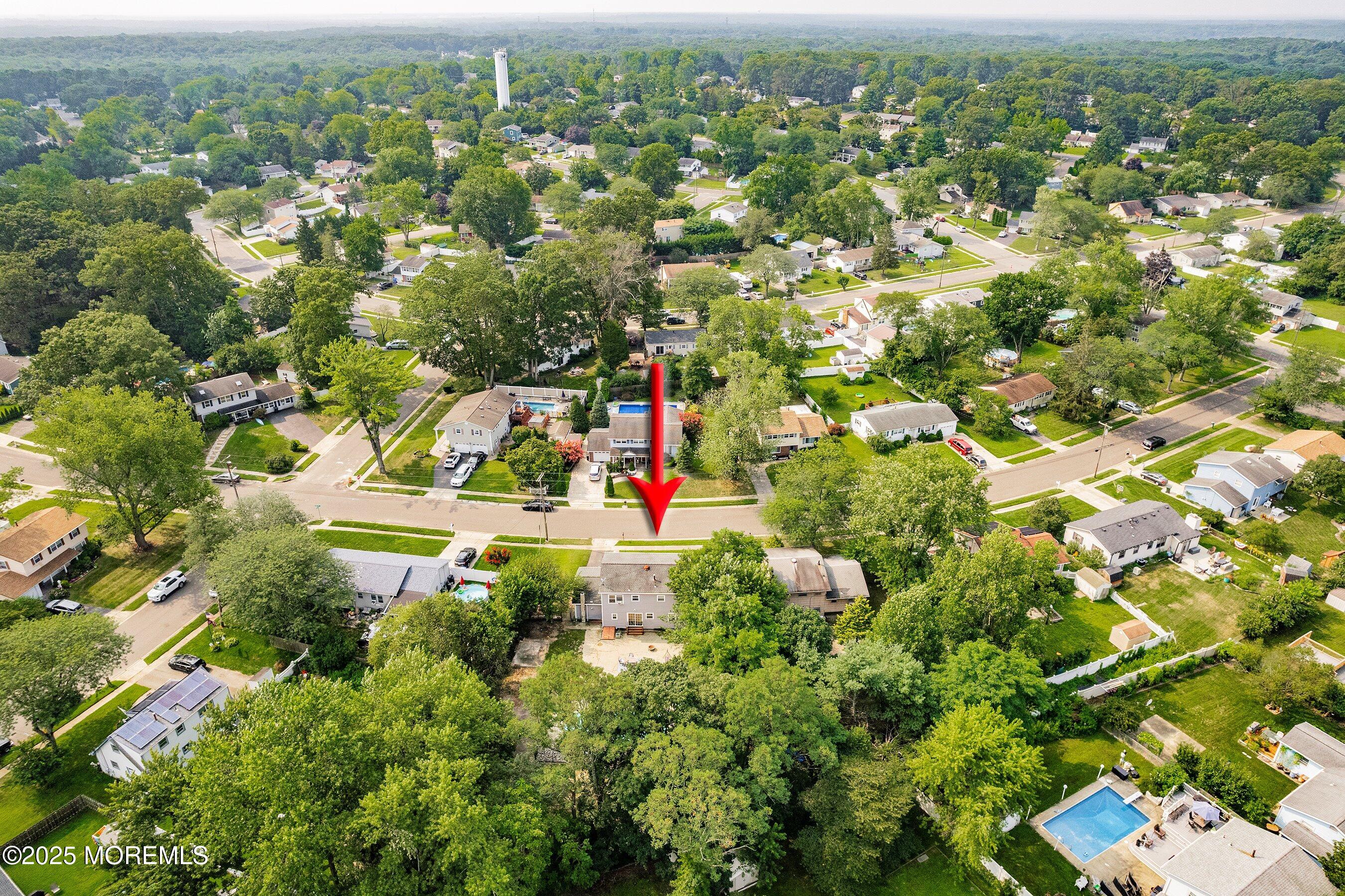 13 Rhode Island Drive Jackson, NJ 08527 - Photo 28 of 30 an aerial view of residential houses with outdoor space and trees