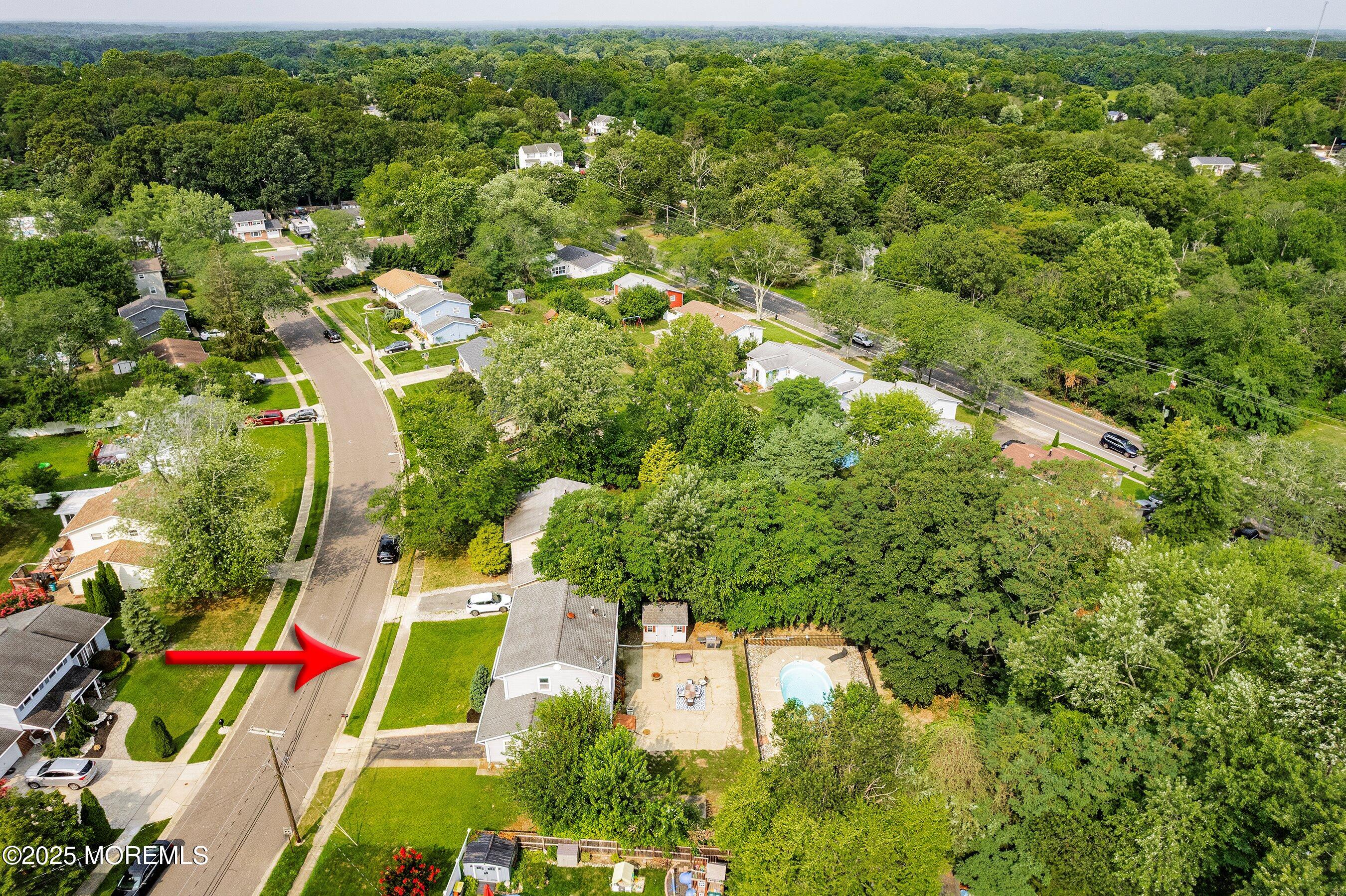 13 Rhode Island Drive Jackson, NJ 08527 - Photo 30 of 30 an aerial view of residential houses with outdoor space and trees all around