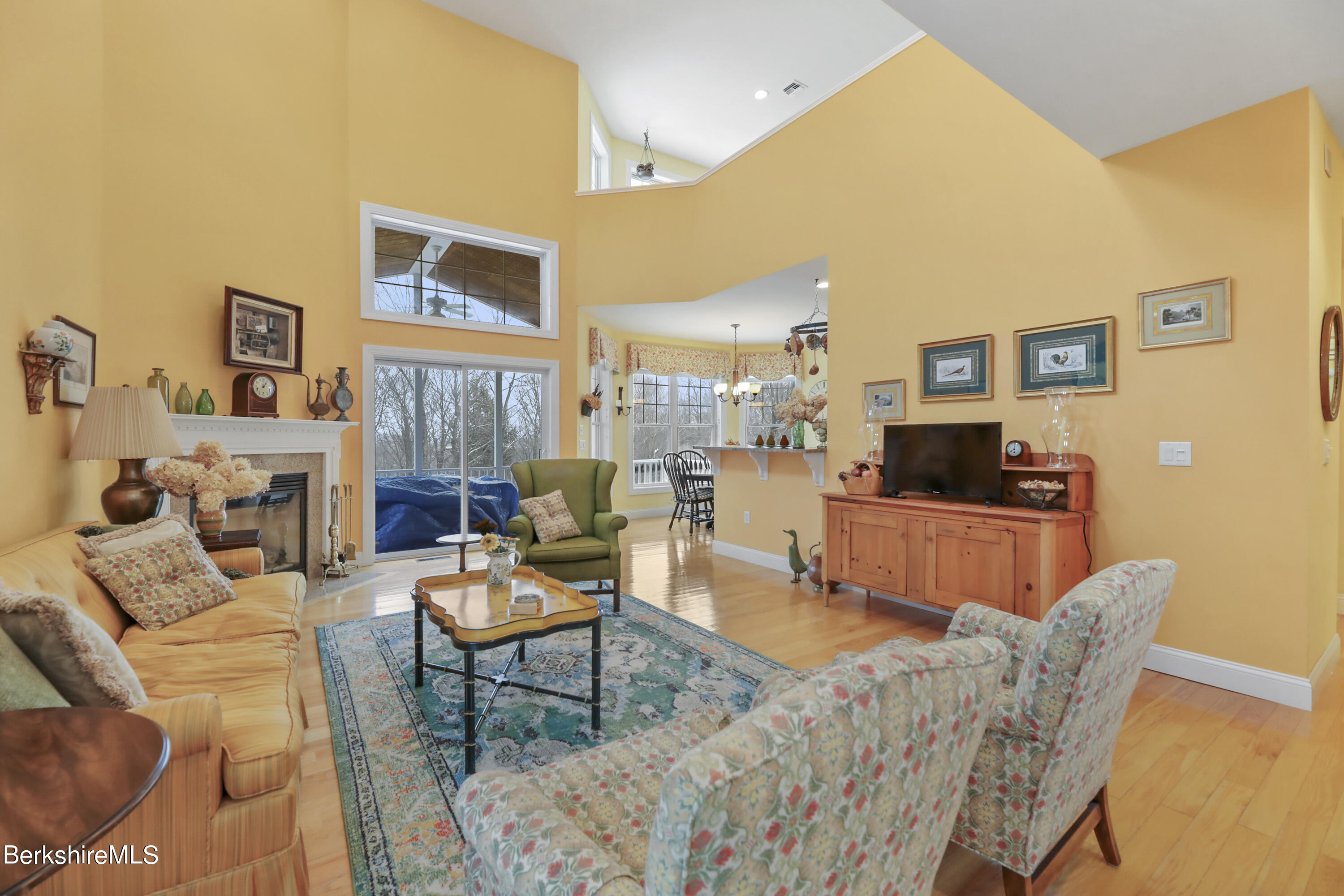 67 Alpine Trail Pittsfield, MA 01201 - Photo 4 of 40 a living room with furniture and a flat screen tv