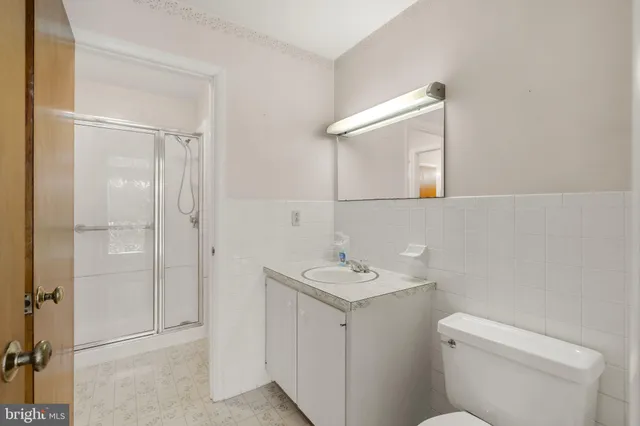 a view of walk in closet area