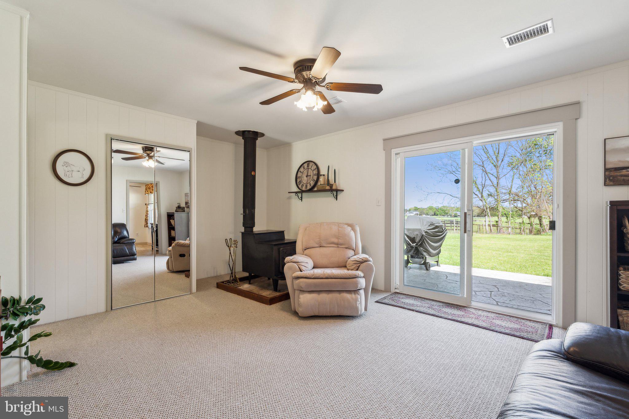 ...includes access to the back patio.