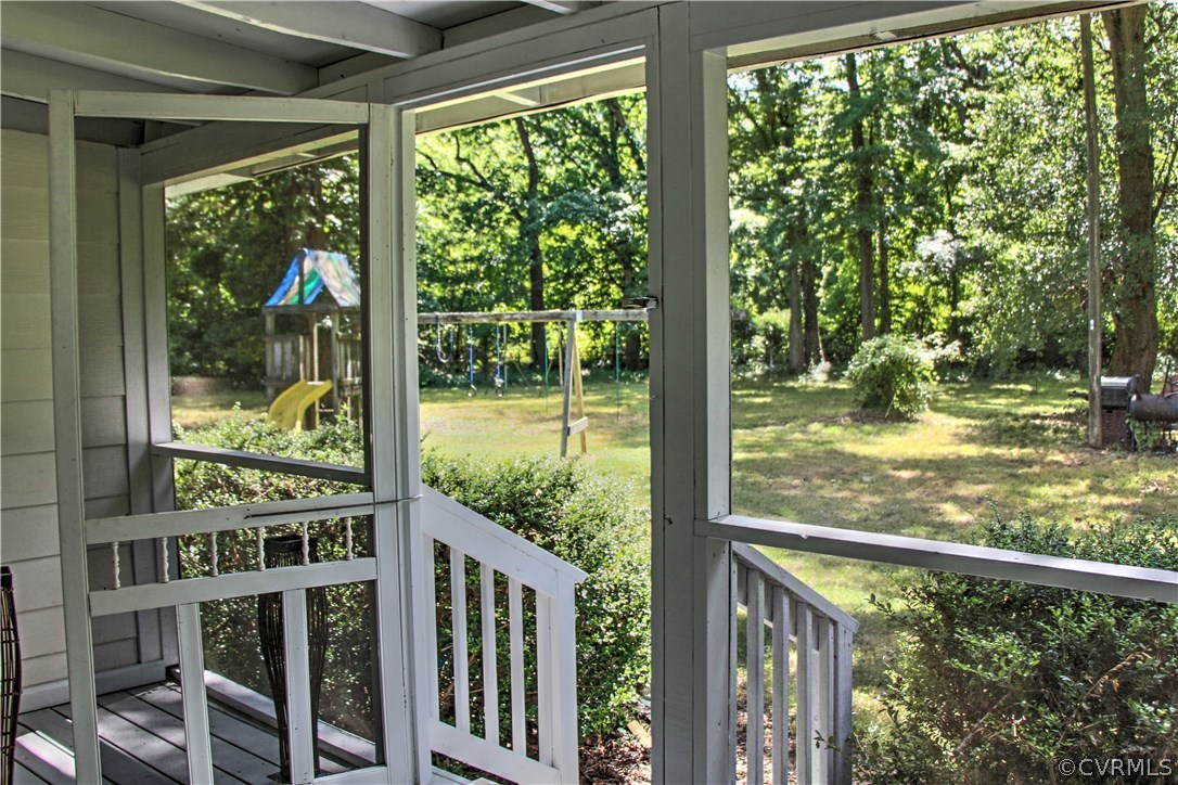 258 East Richmond Road Richmond, VA 23223 - Photo 26 of 40 a view of a porch with a yard