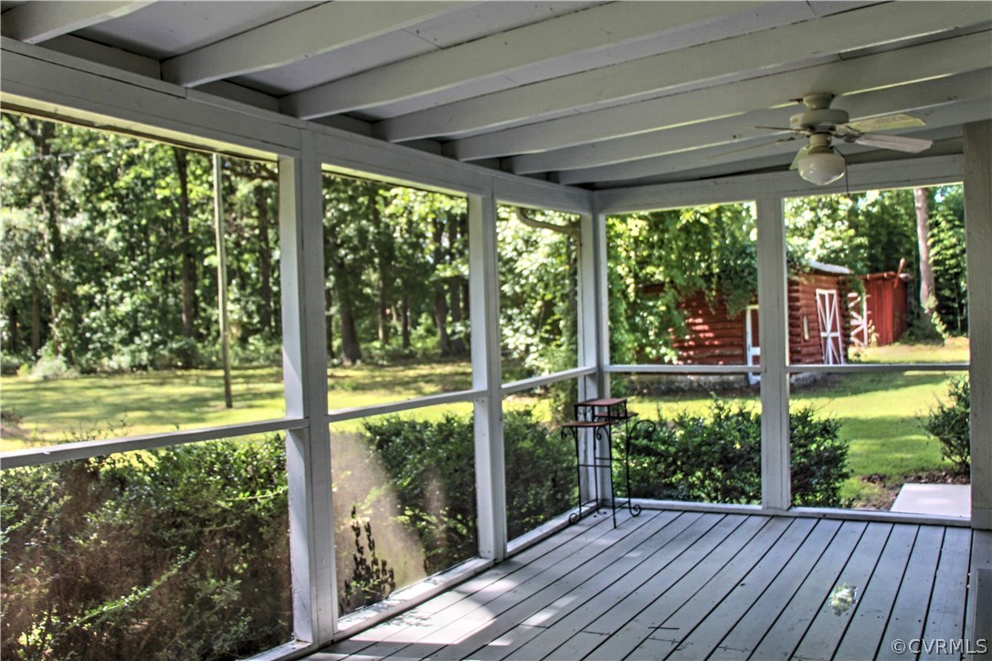 258 East Richmond Road Richmond, VA 23223 - Photo 27 of 40 a view of a porch with wooden floor and outdoor space