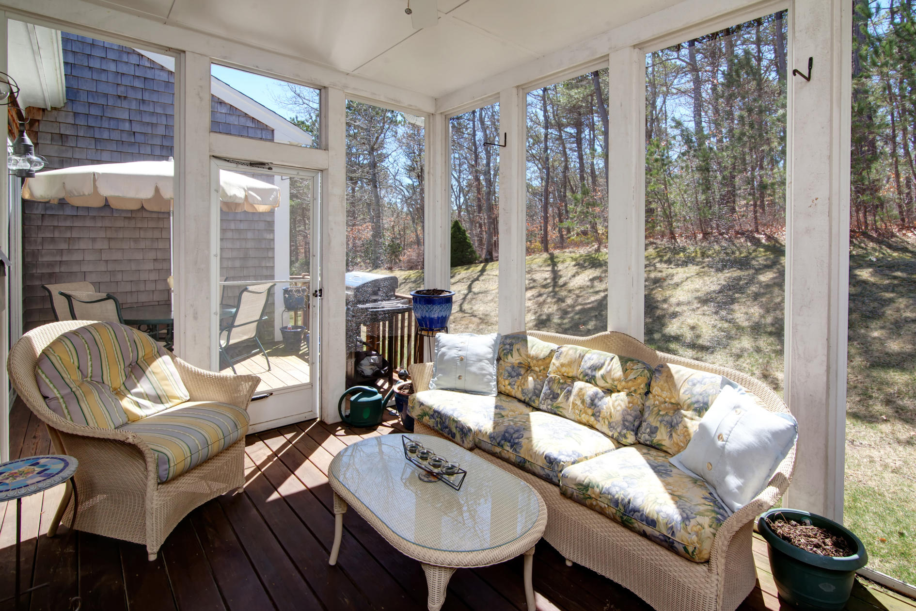 22 Stratford Ridge Mashpee, MA 02649 - Photo 26 of 35 a living room with furniture and a floor to ceiling window