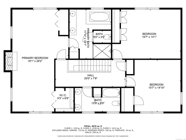 a picture of a wall with a white and white photo