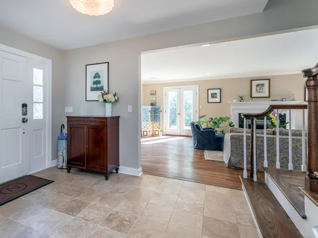 a view of a living room