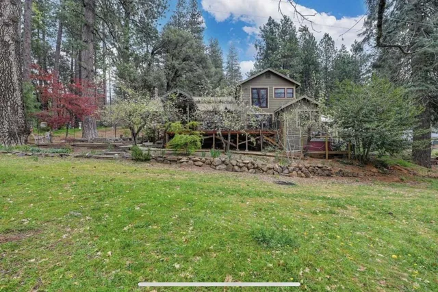 a view of a terrace with furniture