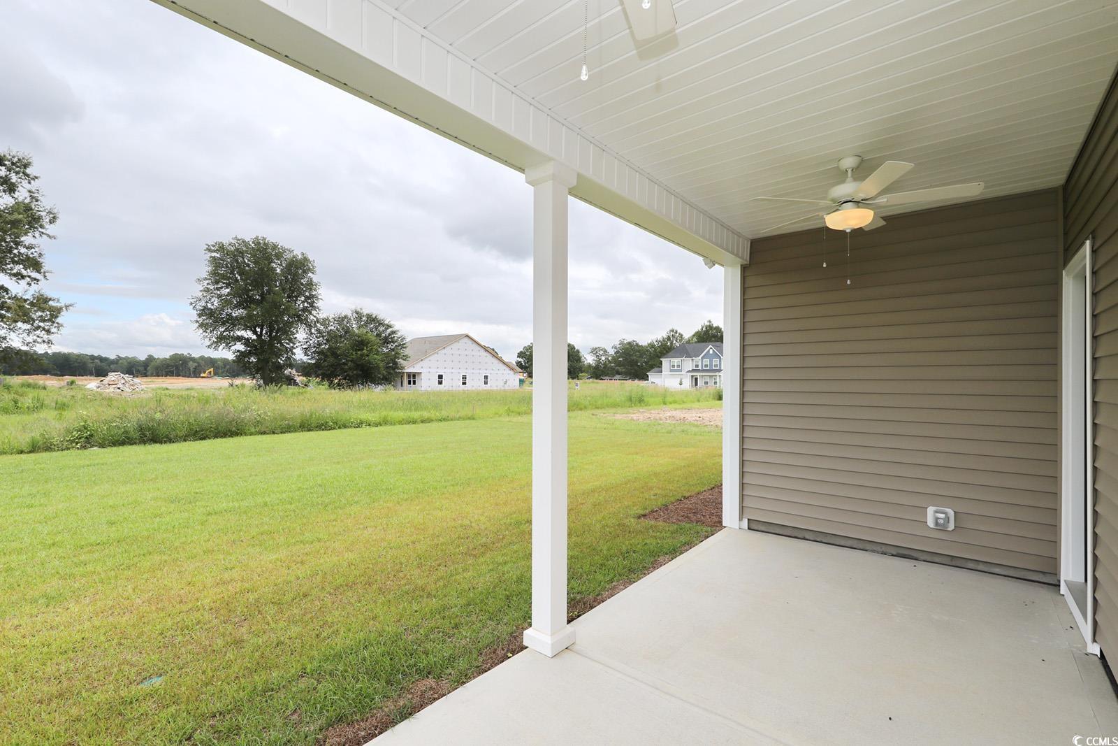 311 Garden Grove Street Conway, SC 29526 - Photo 24 of 27 View of patio / terrace featuring a ceiling fan