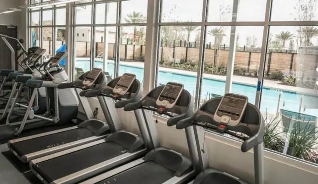 aerial view of a sitting area with chairs