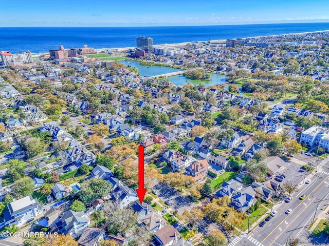 a view of city and ocean