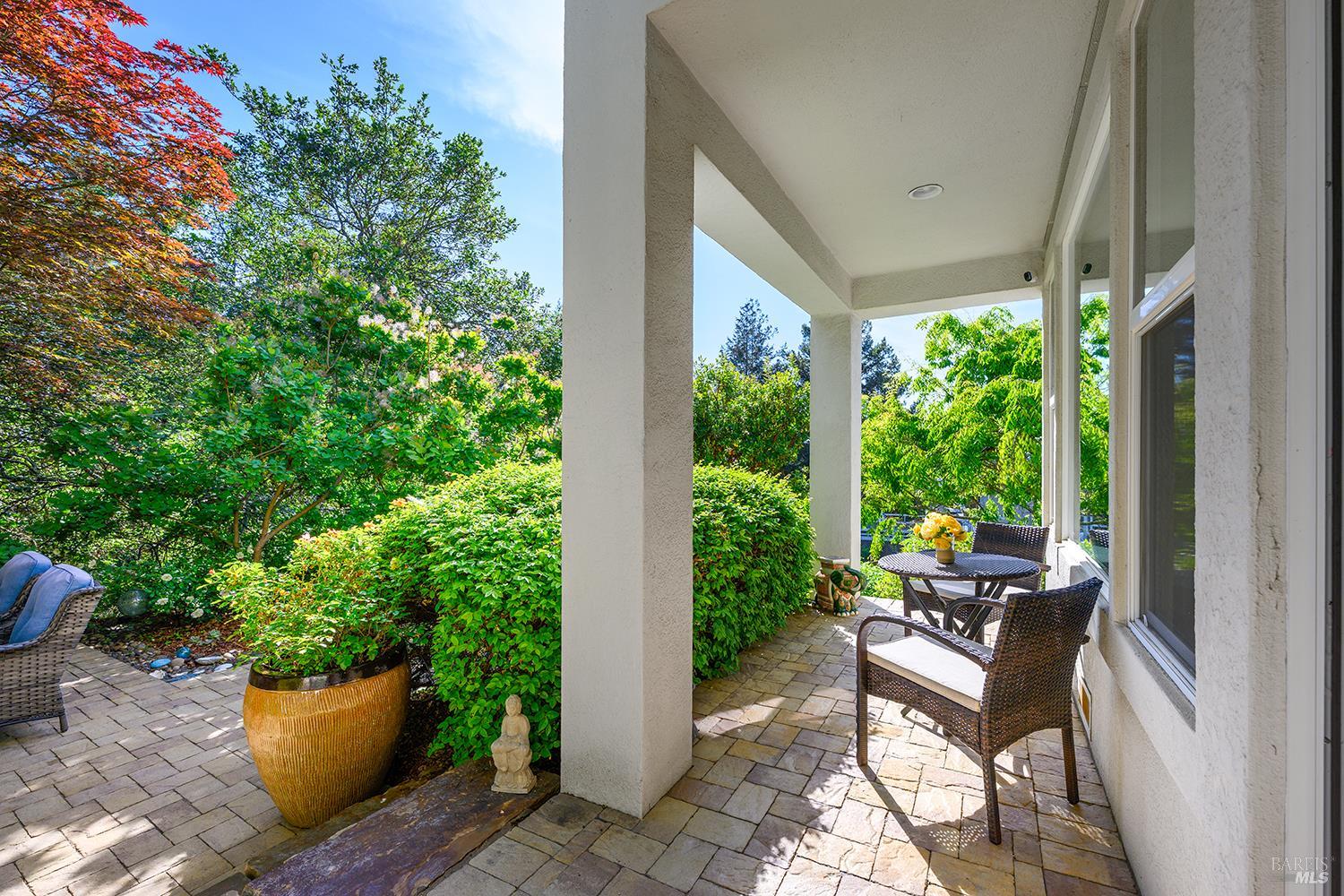 3696 Newbury Court Santa Rosa, CA 95404 - Photo 49 of 52 a view of a chair and tables in the backyard