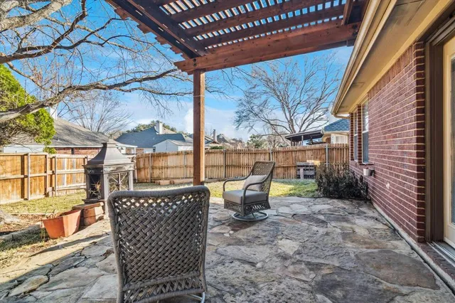 a view of outdoor seating