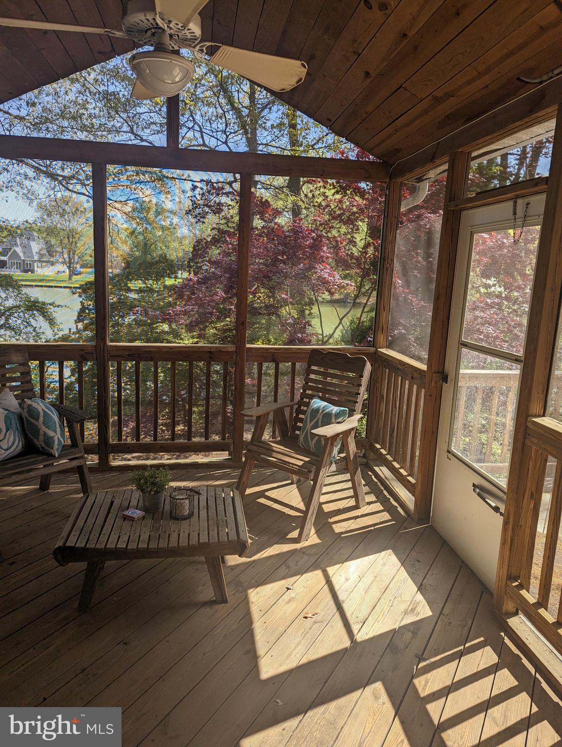 5627 Gunner Run Road Churchton, MD 20733 - Photo 27 of 81 Screened porch has lighted ceiling fan