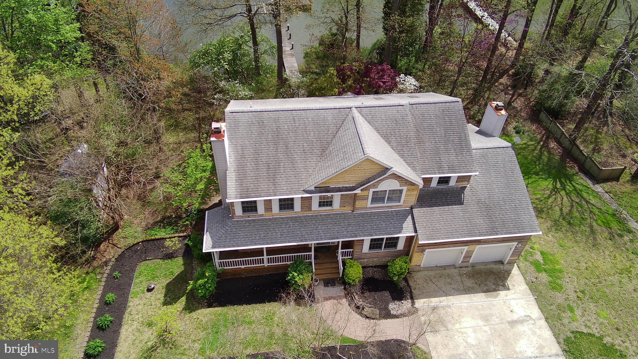 5627 Gunner Run Road Churchton, MD 20733 - Photo 3 of 81 View from above including flowering trees in back