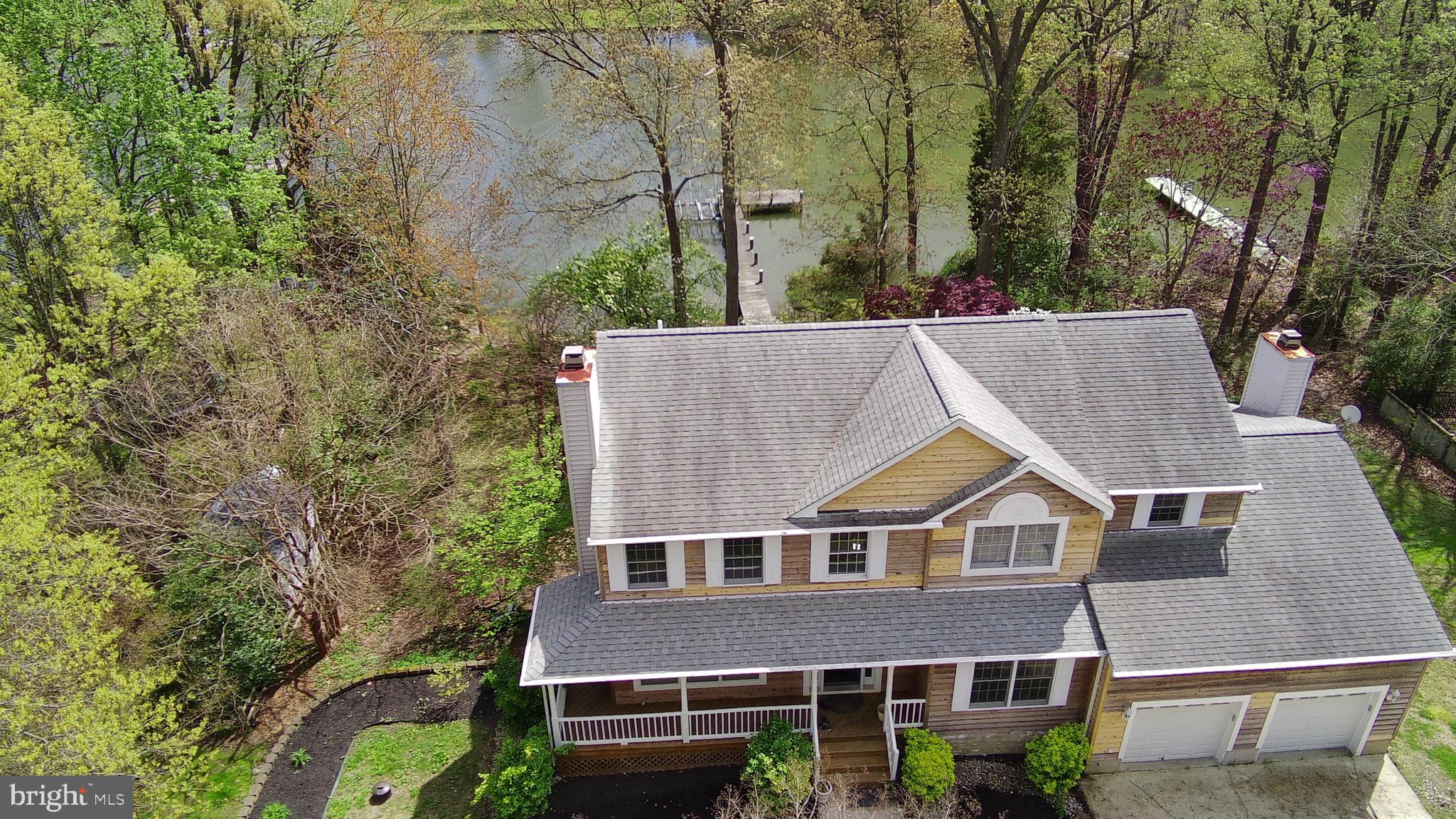 5627 Gunner Run Road Churchton, MD 20733 - Photo 4 of 81 View from above including Broadwater Creek