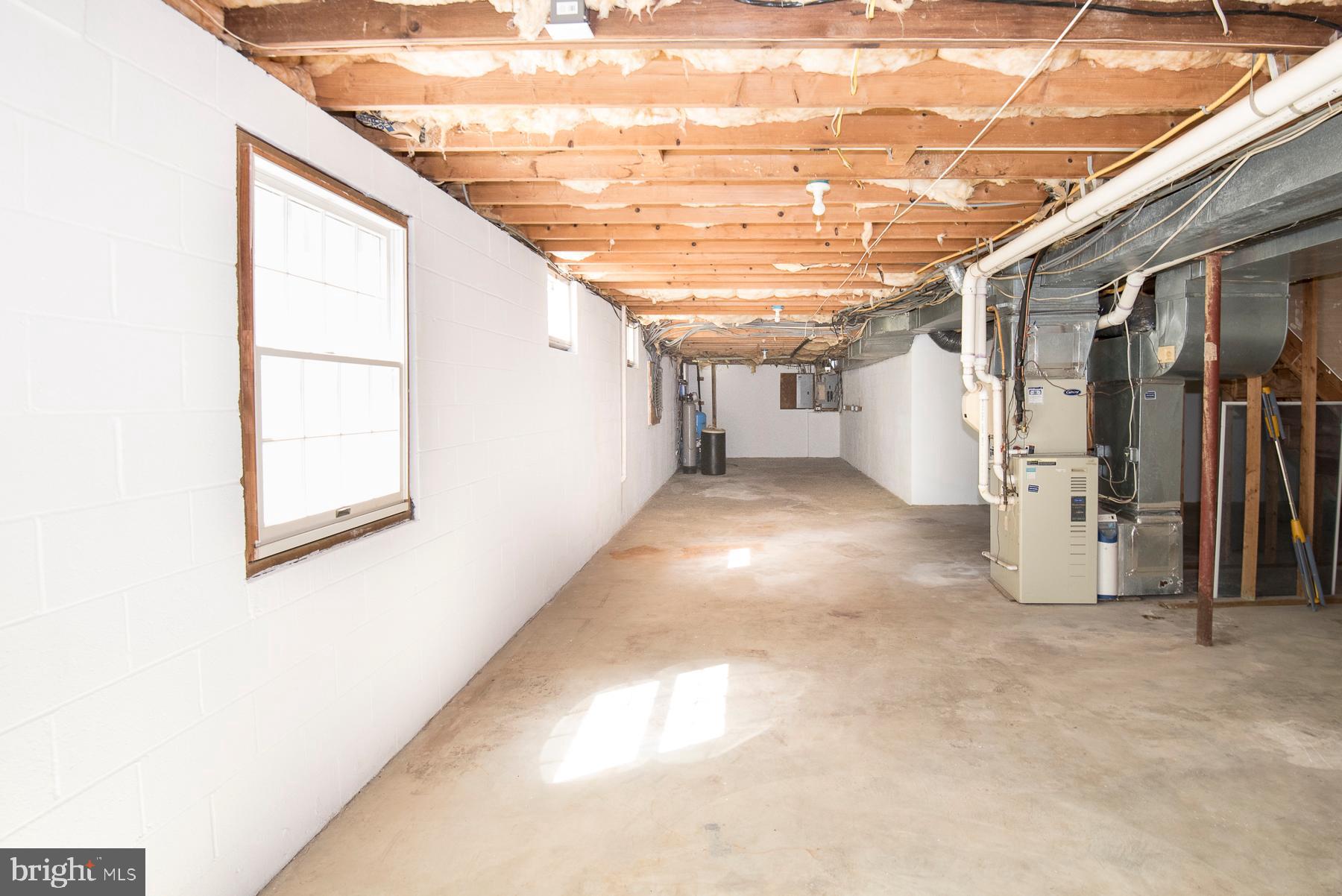 5627 Gunner Run Road Churchton, MD 20733 - Photo 53 of 81 Full unfinished basement with plumbing rough in
