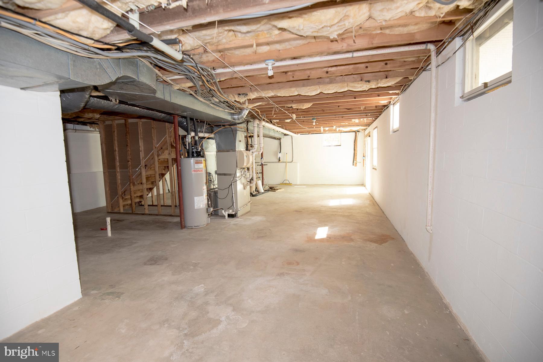 5627 Gunner Run Road Churchton, MD 20733 - Photo 54 of 81 Basement ready for expansion incl plumbing rough