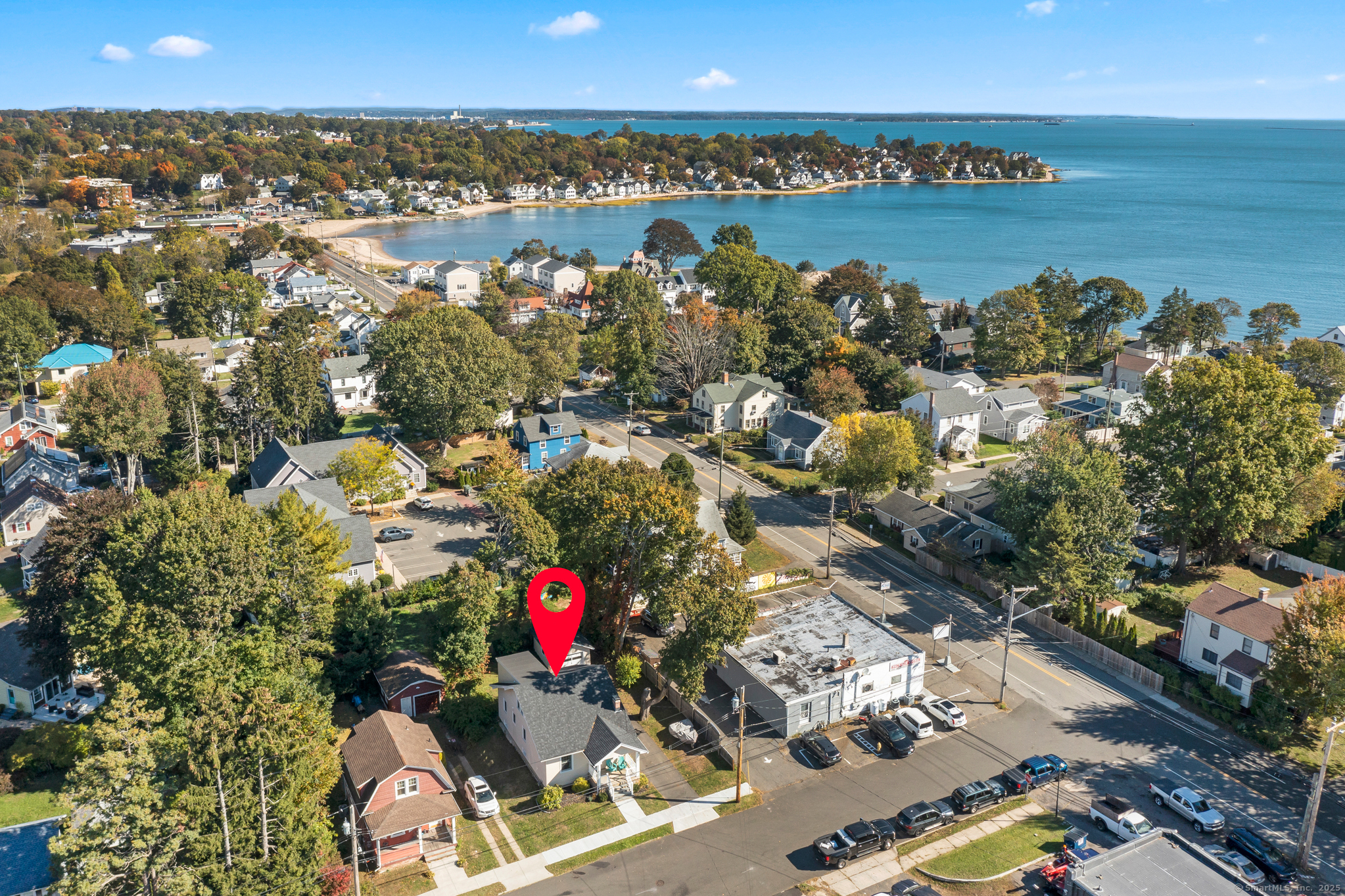 6 Howe Street Milford, CT 06460 - Photo 28 of 32 a view of a city and an ocean