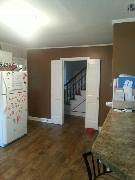 2753 Camp Carysbrook Road Riner, VA 24149 - Photo 2 of 19 a view of a hallway to room with wall paintings