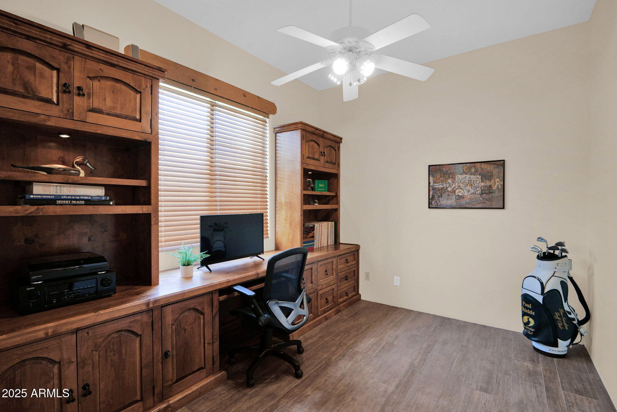 7130 East Saddleback Street, Unit 5 Mesa, AZ 85207 - Photo 32 of 57 a view of a workspace with furniture and a window