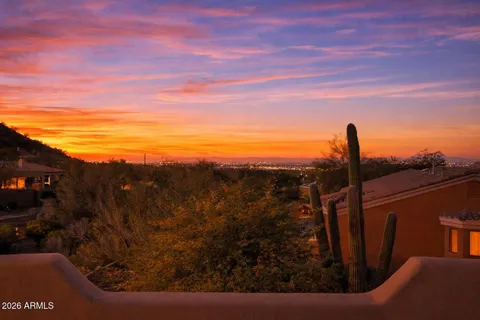 a view of a lake with a mountain