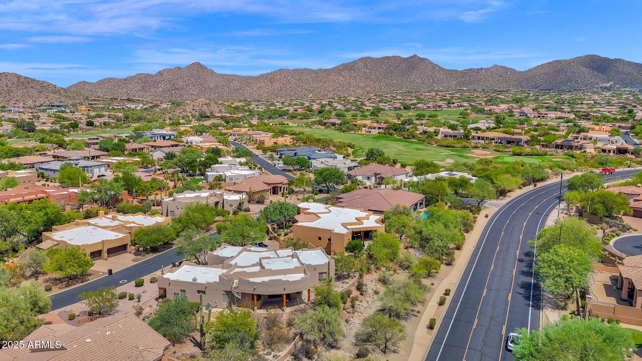 7130 East Saddleback Street, Unit 5 Mesa, AZ 85207 - Photo 52 of 57 a view of a city with a mountain