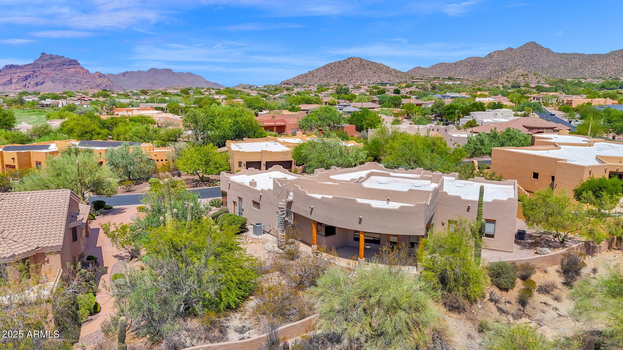 7130 East Saddleback Street, Unit 5 Mesa, AZ 85207 - Photo 53 of 57 an aerial view of multiple house