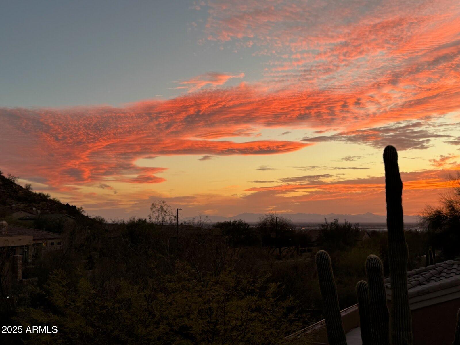 7130 East Saddleback Street, Unit 5 Mesa, AZ 85207 - Photo 56 of 57 a view of a city with sunset view