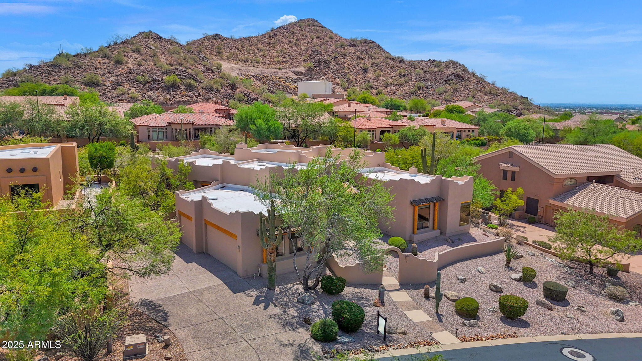 7130 East Saddleback Street, Unit 5 Mesa, AZ 85207 - Photo 5 of 57 an aerial view of multiple house