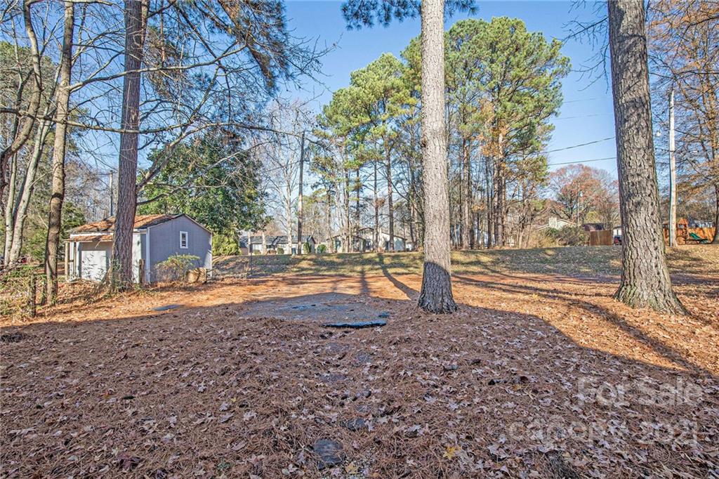 10227 Grand Junction Road Mint Hill, NC 28227 - Photo 7 of 27 a backyard of a house with large trees