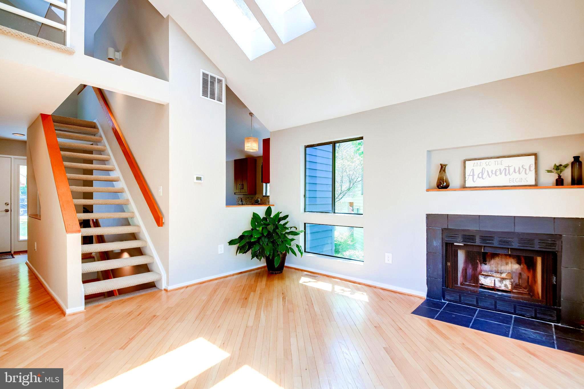 1656 Cedar Hollow Way Reston, VA 20194 - Photo 8 of 36 Fireplace, soaring ceilings, balcony, skylights