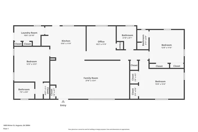 $232,500 | 1608 Winter Street, Augusta, GA 30904