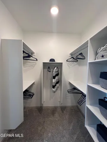 a walk in closet