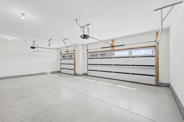a view of a room with storage and utility room