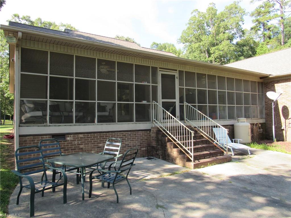 Nice patio off the screened porch. 