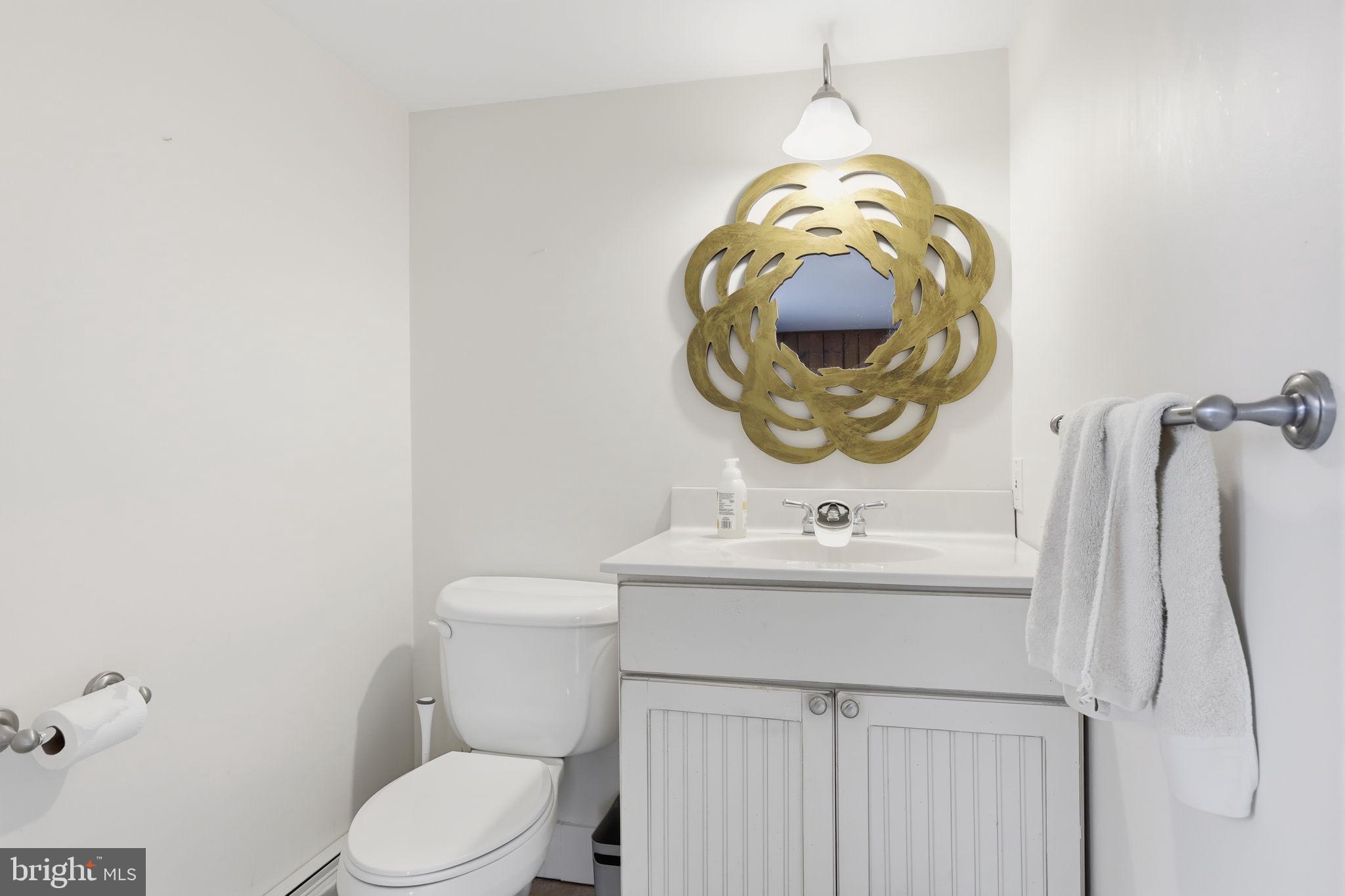 2293 Meetinghouse Road Jamison, PA 18929 - Photo 26 of 47 a bathroom with a sink and mirror with toilet