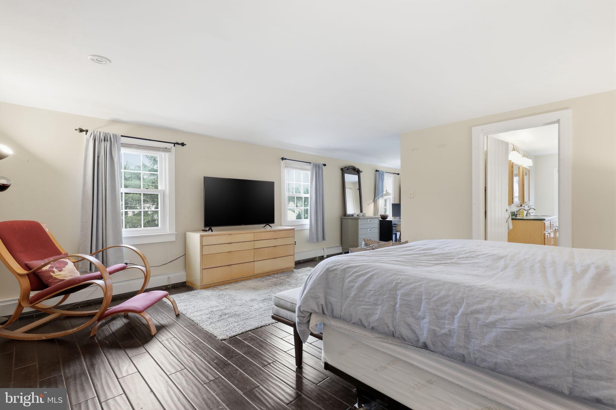 2293 Meetinghouse Road Jamison, PA 18929 - Photo 27 of 47 a bedroom with a bed and a flat screen tv