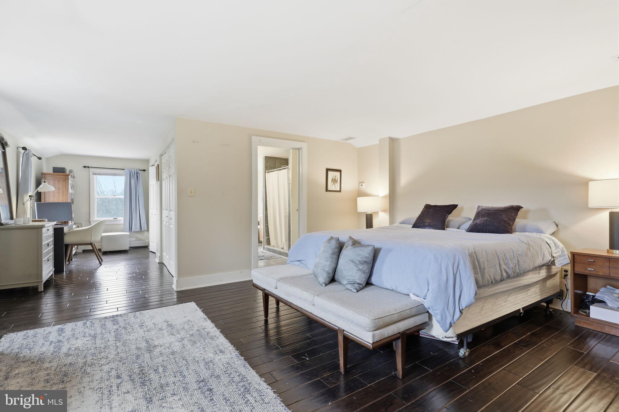 2293 Meetinghouse Road Jamison, PA 18929 - Photo 28 of 47 a bedroom with a bed and wooden floor