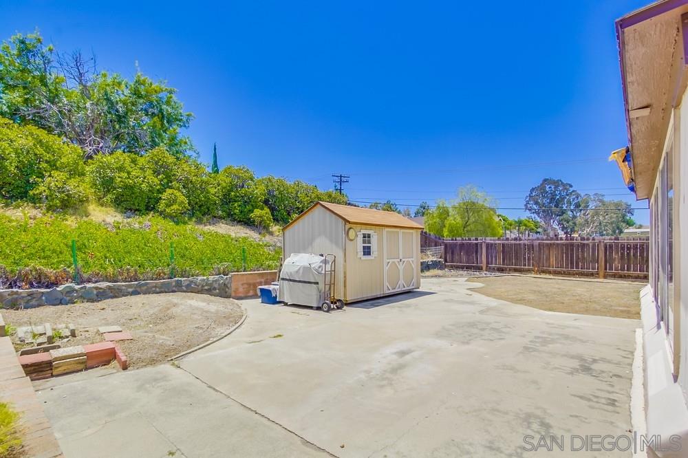 8103 Brampton Street Spring Valley, CA 91977 - Photo 19 of 21 Large Backyard for entertaining guests