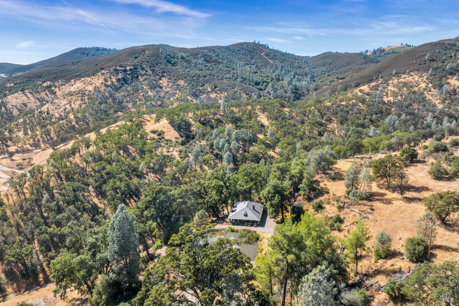 500 Old Long Valley Road Clearlake Oaks, CA 95423 - Photo 75 of 83 a view of a forest with mountains in the background