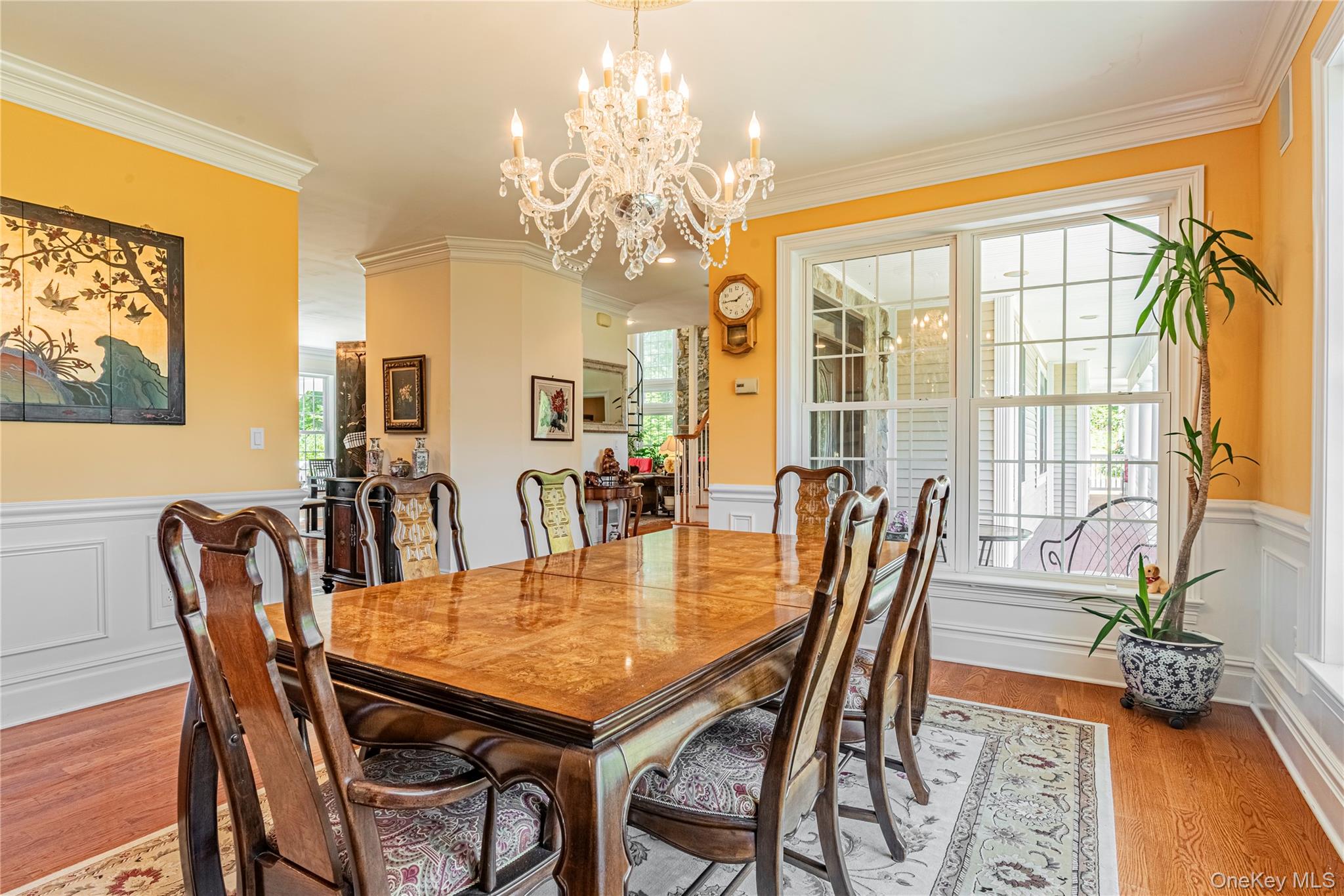 291 Woodmont Road Hopewell Junction, NY 12533 - Photo 17 of 49 a view of a dining room with furniture window and wooden floor