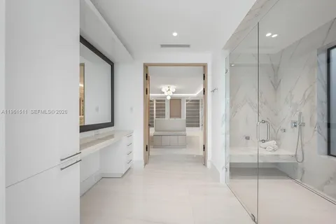 a view of an outdoor dining space with furniture and garden