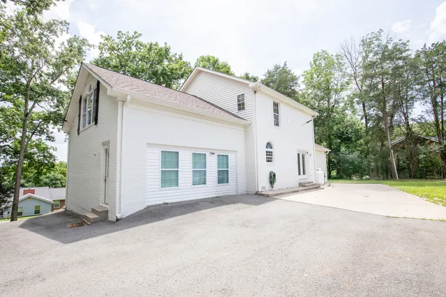 a view of a house with a outdoor space